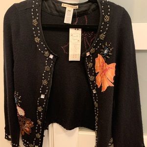 Gorgeous embellished jacket/cardigan Sz L